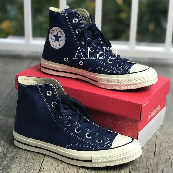 Converse Shoes - Converse Ctas 70 HI Midnight Navy W AUTHENTIC